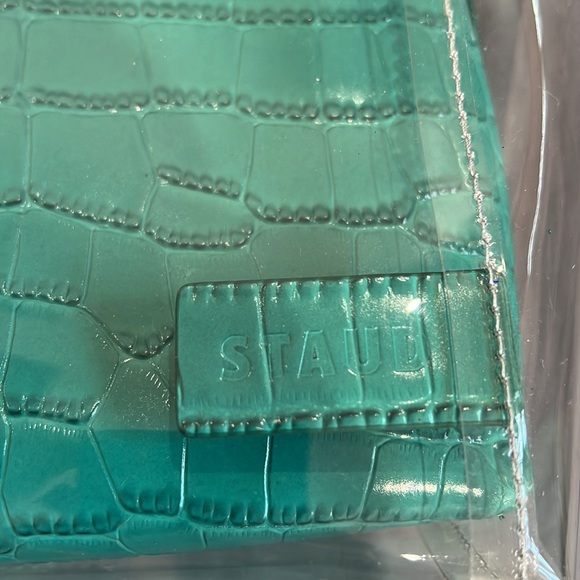 Staud Mini Shirley in Jade Croc - Picture 3 of 5